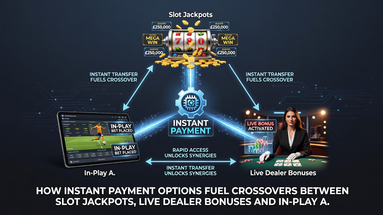 Dashboard van mobiele app met slotjackpot live dealer en accumulator overzicht