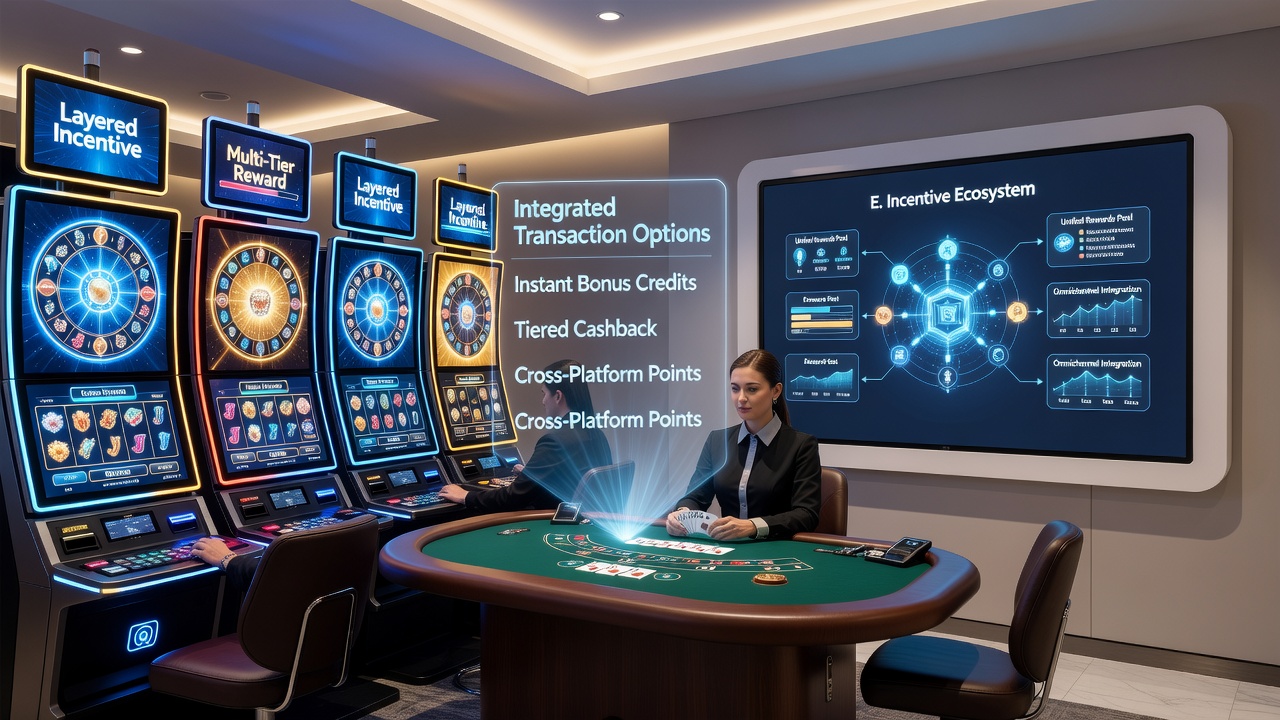 Gelaagde incentives over mobiele slots, dealer tafels en sportweddenschappen