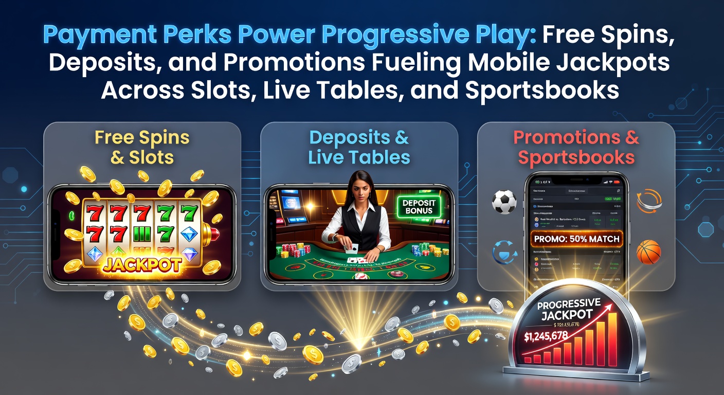 Mobiele gokschermen met draaiende slots, live dealers en sportweddenschappen, verlicht door jackpot-meters en bonus-iconen