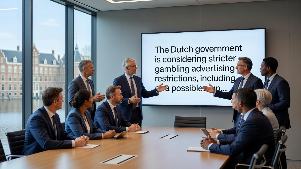 Afbeelding van een computerscherm met illegale goksites en waarschuwingsiconen van de KSA